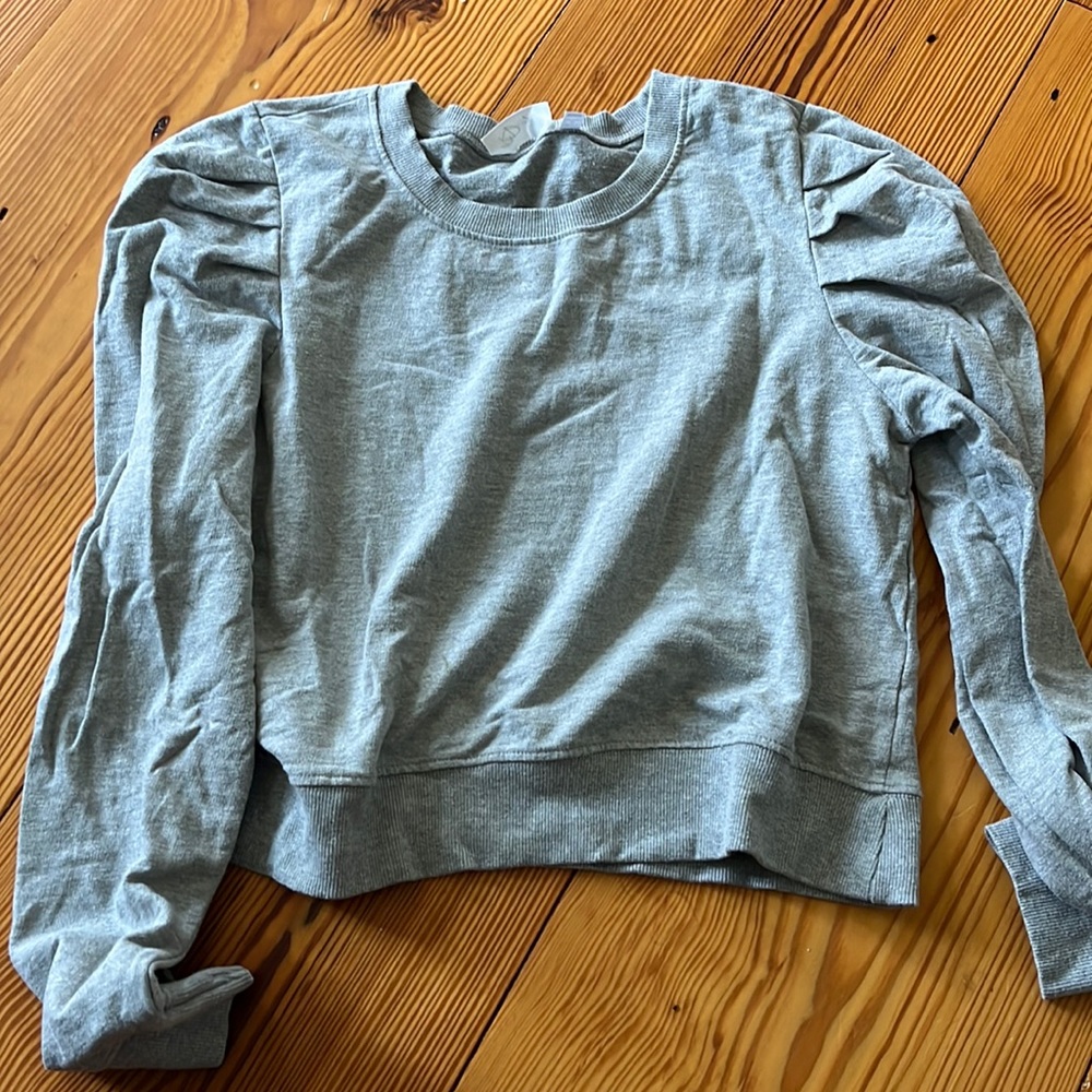 Grey medium retro style sweatshirt